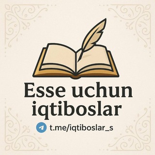 Esse uchun iqtiboslar⚡️
