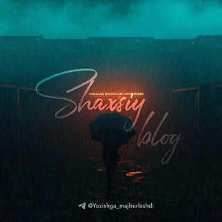 Shaxsiy blog🔏