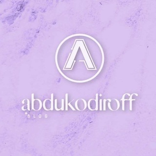 Abdukodiroff | Blog