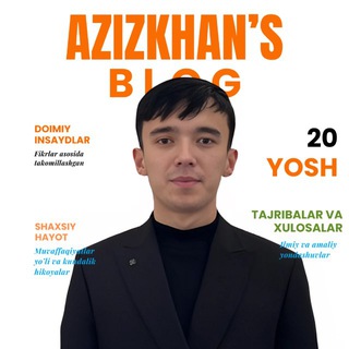 Azizkhan's blog