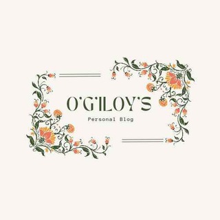 O'g'iloy'S personal blog