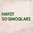 Hayot soʻqmoqlari