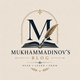 Mukhammaddinov's Blog
